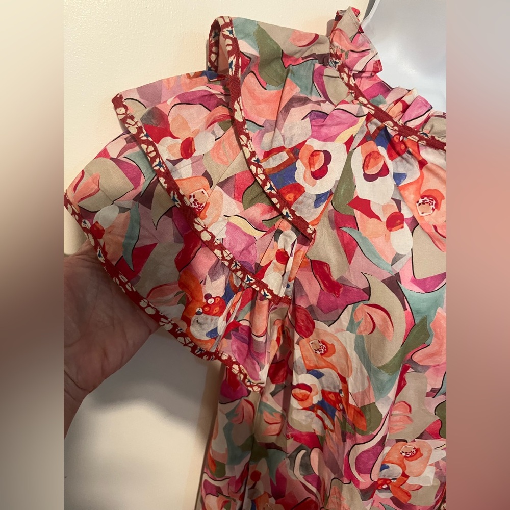 Boutique brand Size Large  Vibrant Floral dress